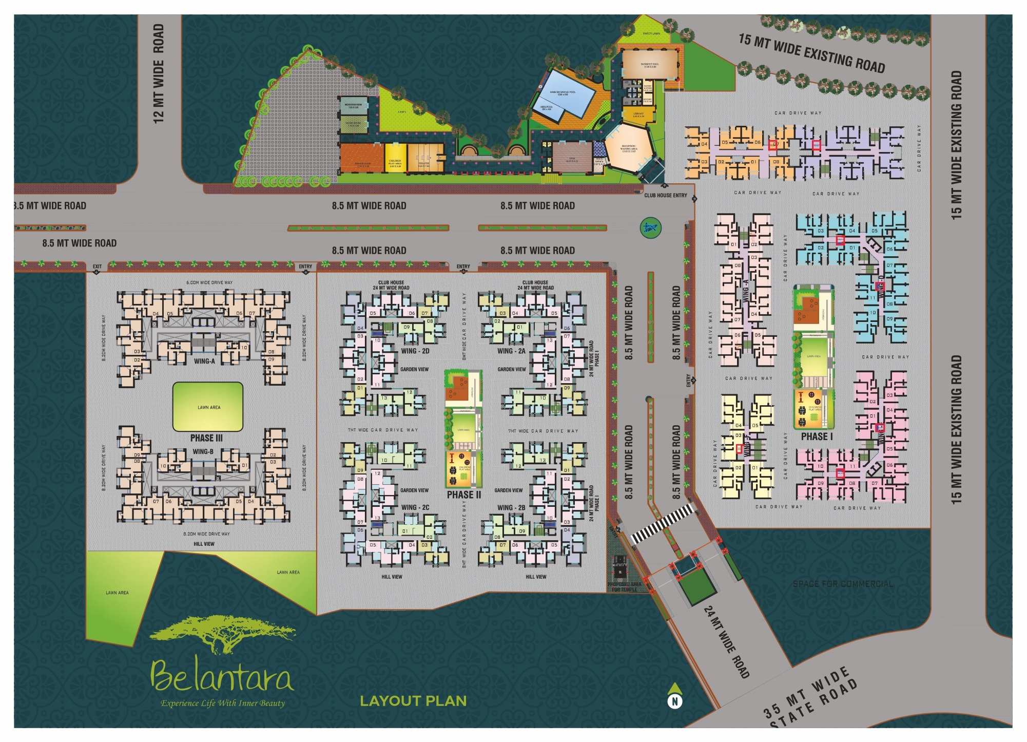 Belantara layout Plan