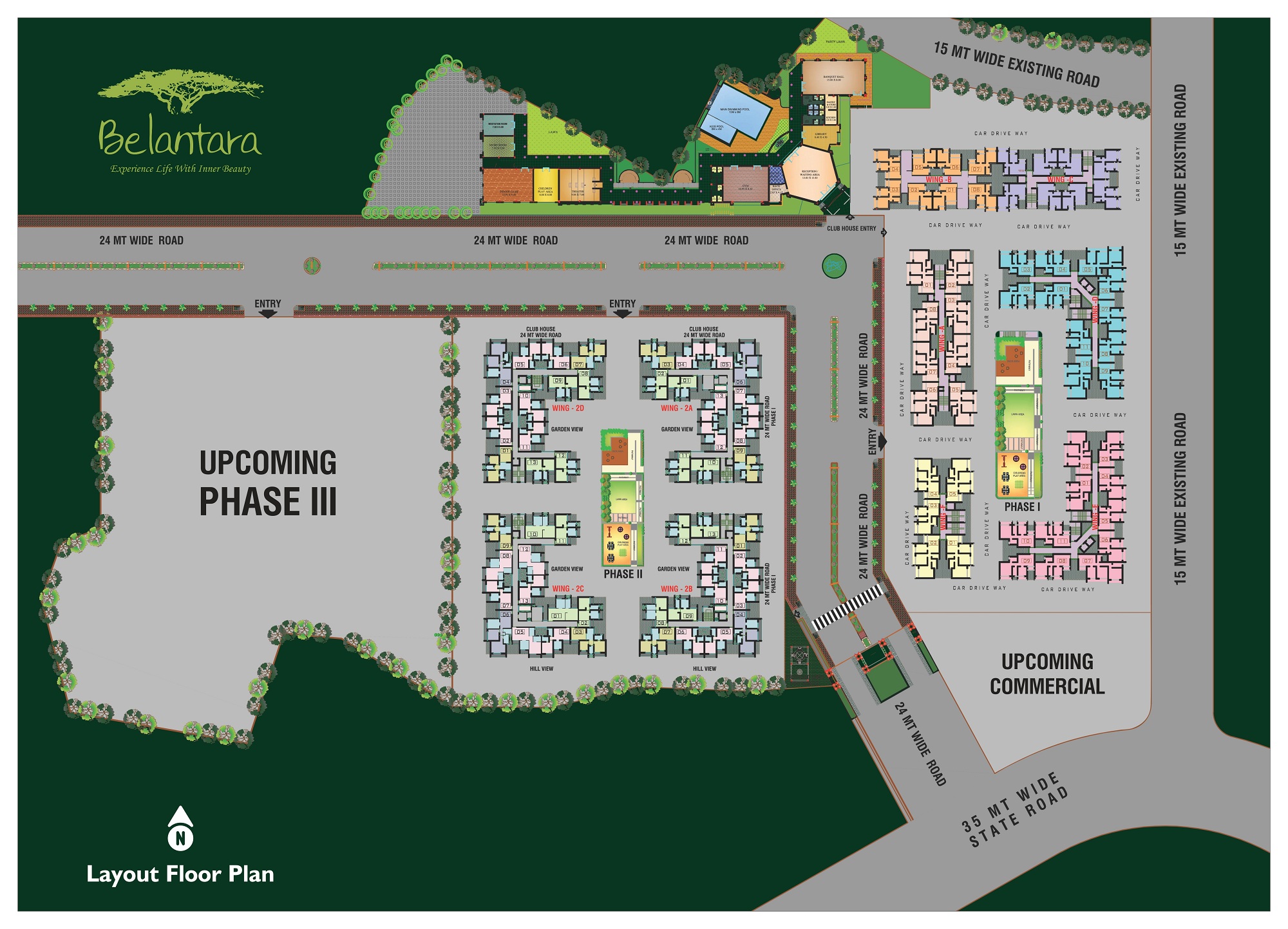 Belantara layout Plan